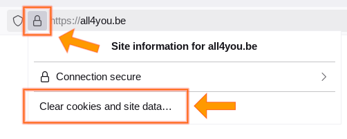Beispiel zum Leeren des Caches in Firefox-basierten Browsern
