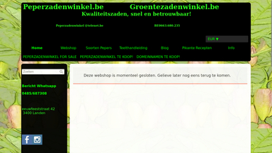 Peperzadenwinkel