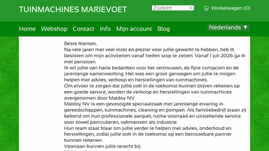 TUINMACHINES MARIEVOET